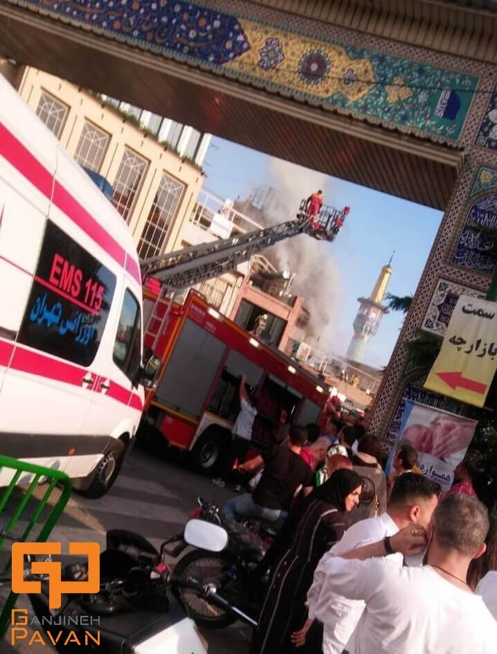 آتش سوزی در بازار تجریش تهران – 19 خرداد 1402