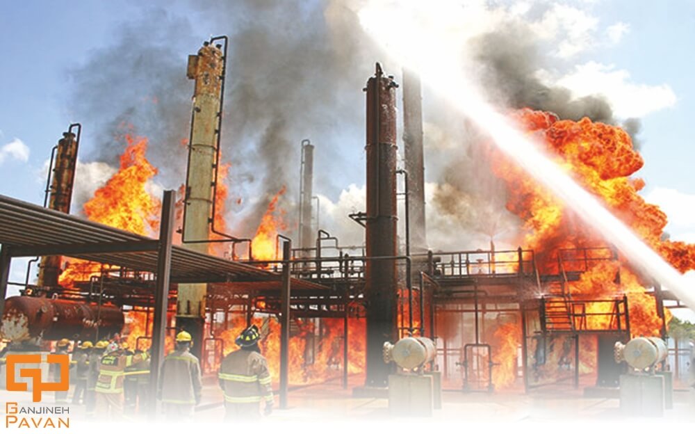آتش سوزی صنعتی