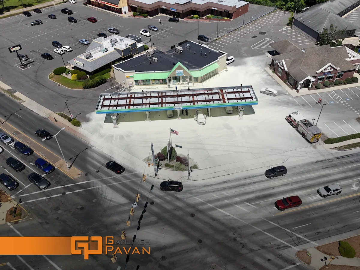 سیستم اطفا حریق پمپ بنزین